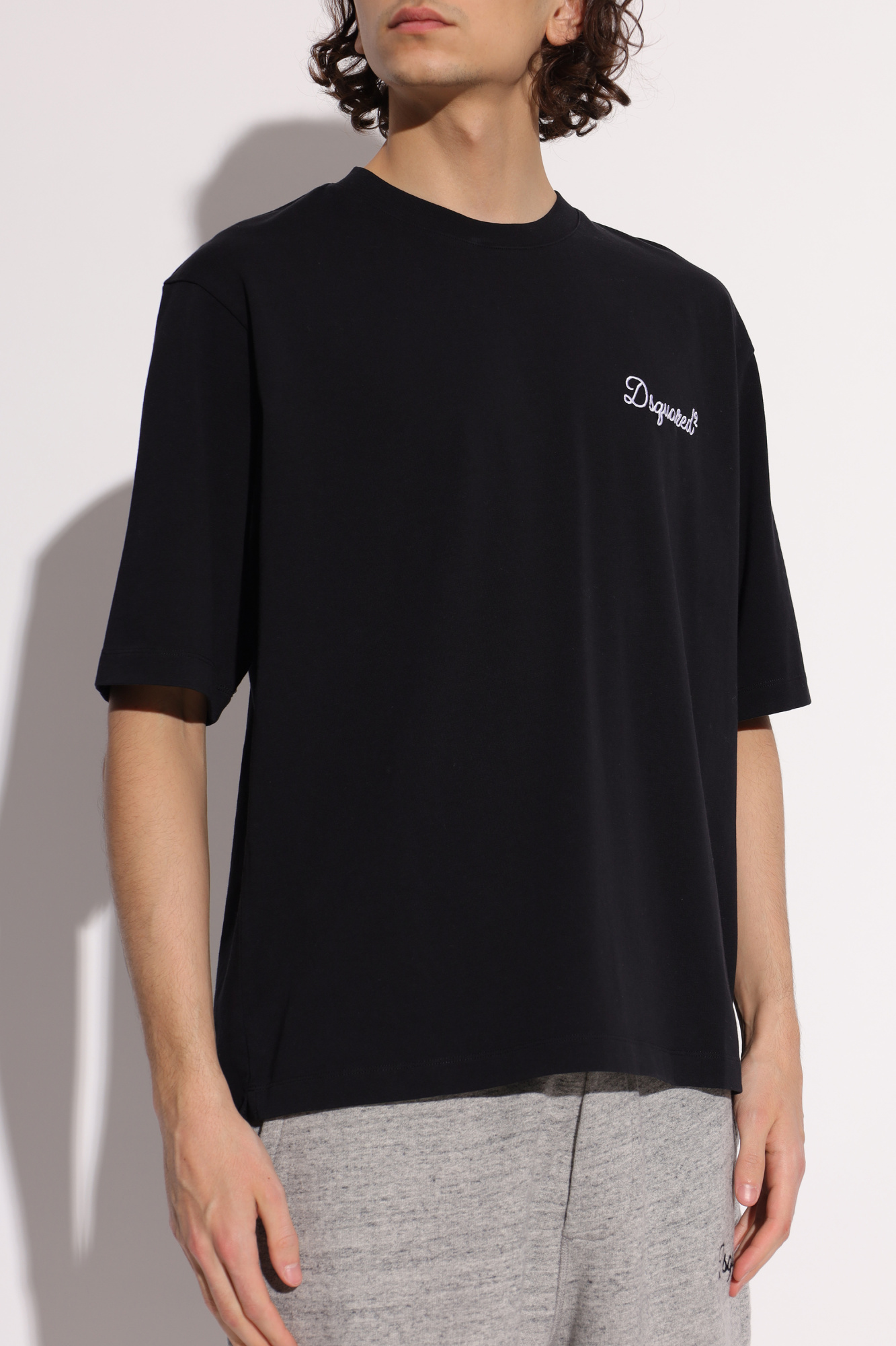 Black T-shirt with logo Dsquared2 - Vitkac France